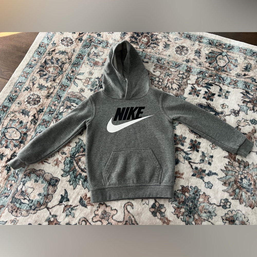 Nike Charcoal Hoodie with Swoosh